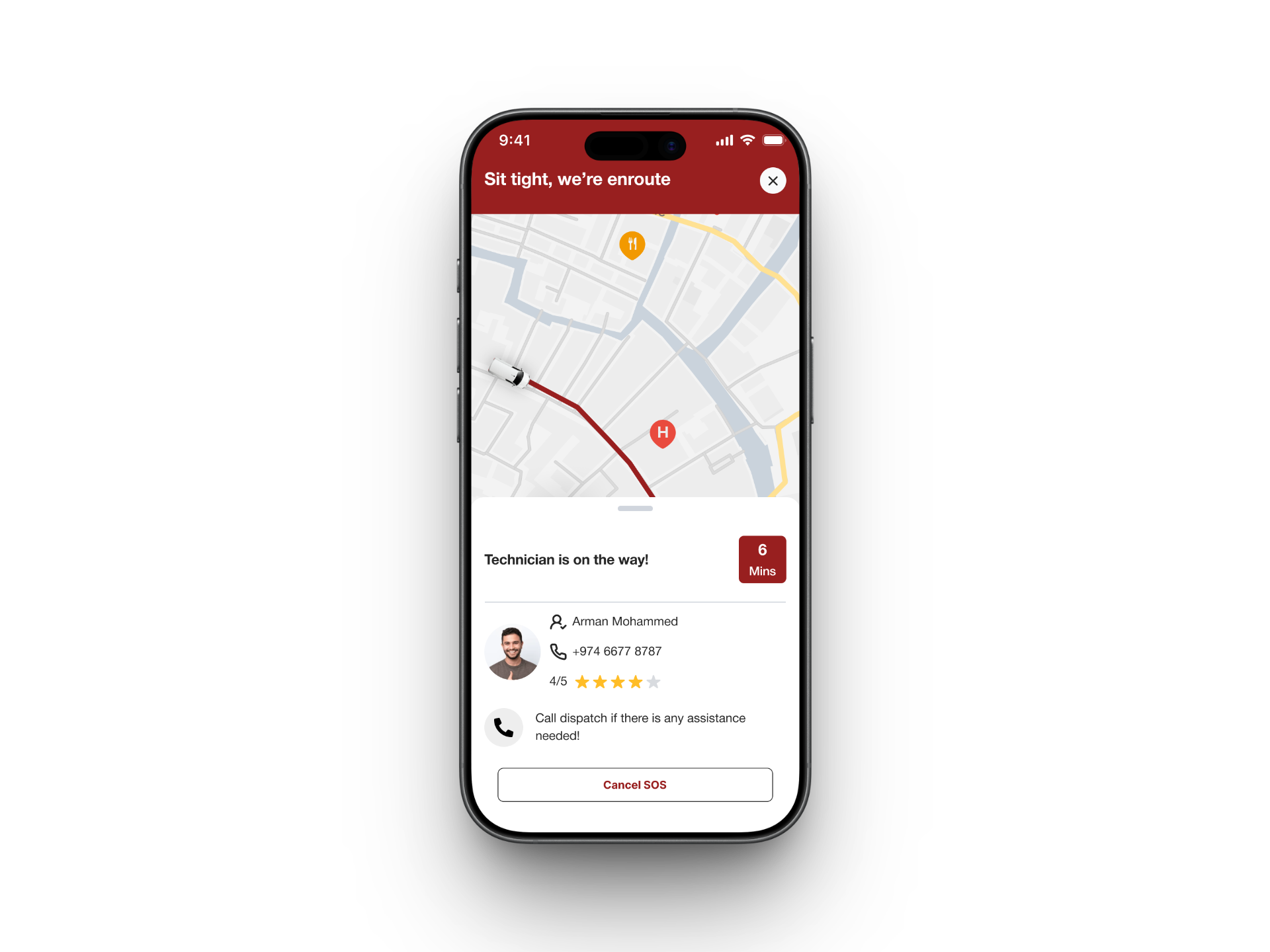GPS Tracking Mockup